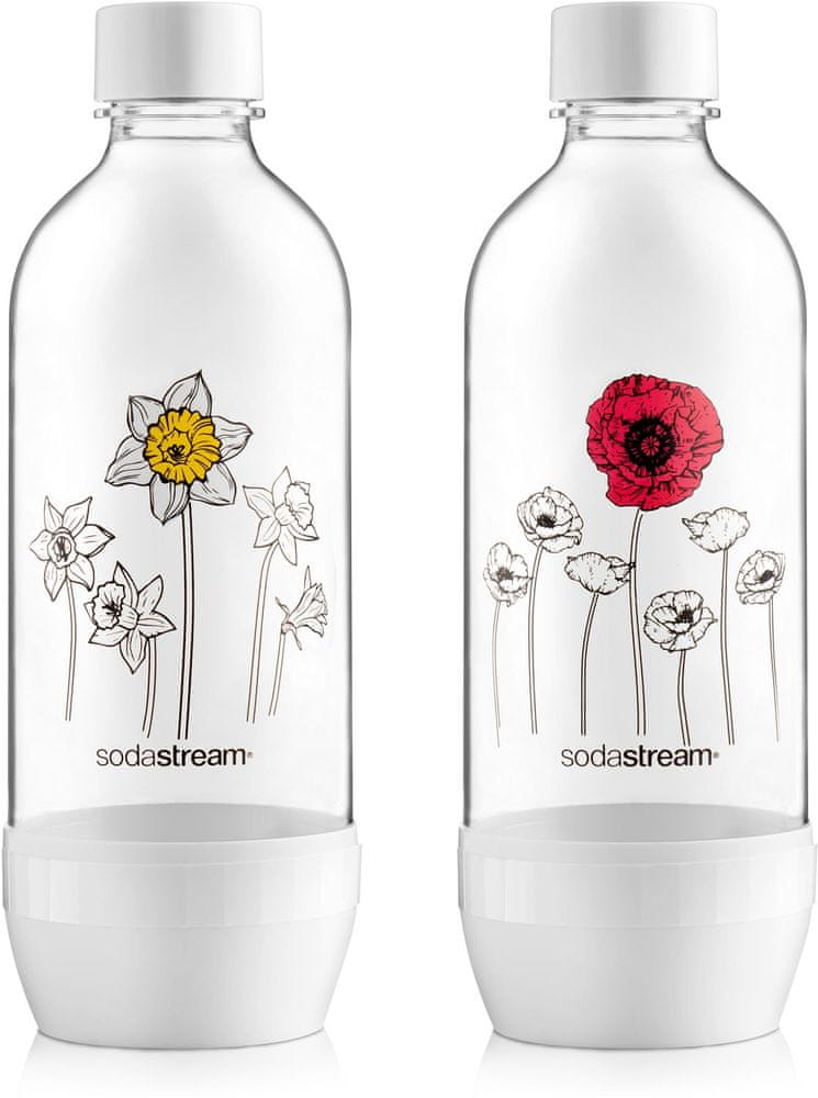 SodaStream Fľaša JET 2 x 1 l Kvety v zime